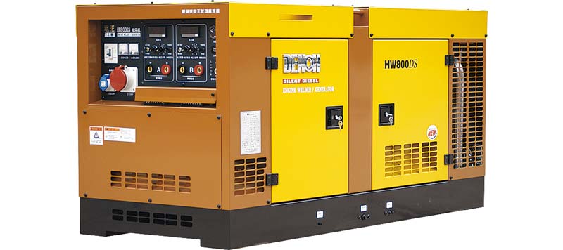 HW800DS柴油静音发电电焊机