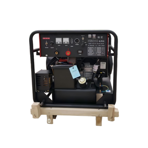 ENGINE WELDER HW310 汽油双缸发电电焊机正视图 - 搭载美国科勒CH20S发动机 310A 无刷技术