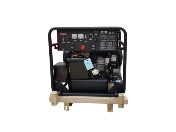 ENGINE WELDER HW310 汽油双缸发电电焊机正视图 - 搭载美国科勒CH20S发动机 310A 无刷技术