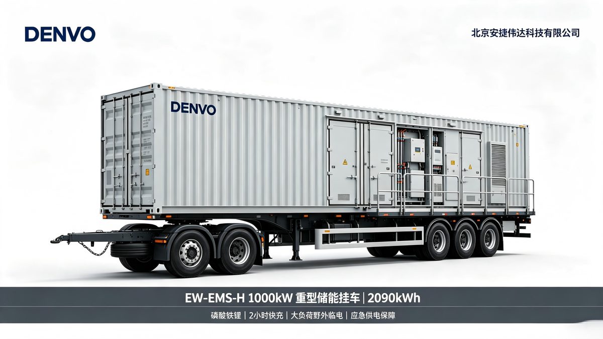EW-EMS-H 大功率 2090kWh 储能挂车